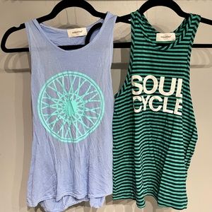 SoulCycle Small & Medium Tank Top Crop Top Bundle